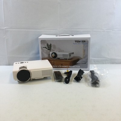 Tenker Q5 White High Quality Portable HDMI USB Home Theater Projector