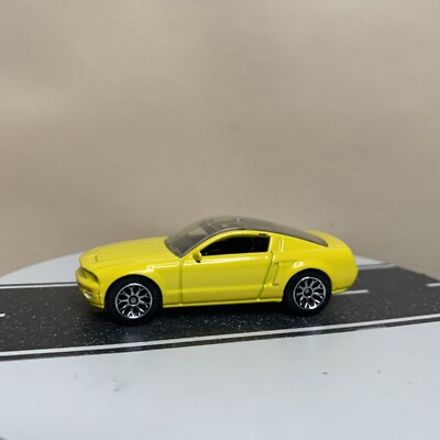 2008 Matchbox MBX Metal #19 Ford Mustang GT Concept Coupe S-197 5th Gen Yellow 