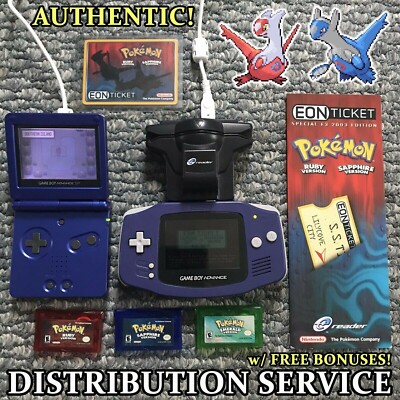 Pokemon Ruby Sapphire Emerald Eon Ticket Event Distribution Service (Read Desc!)