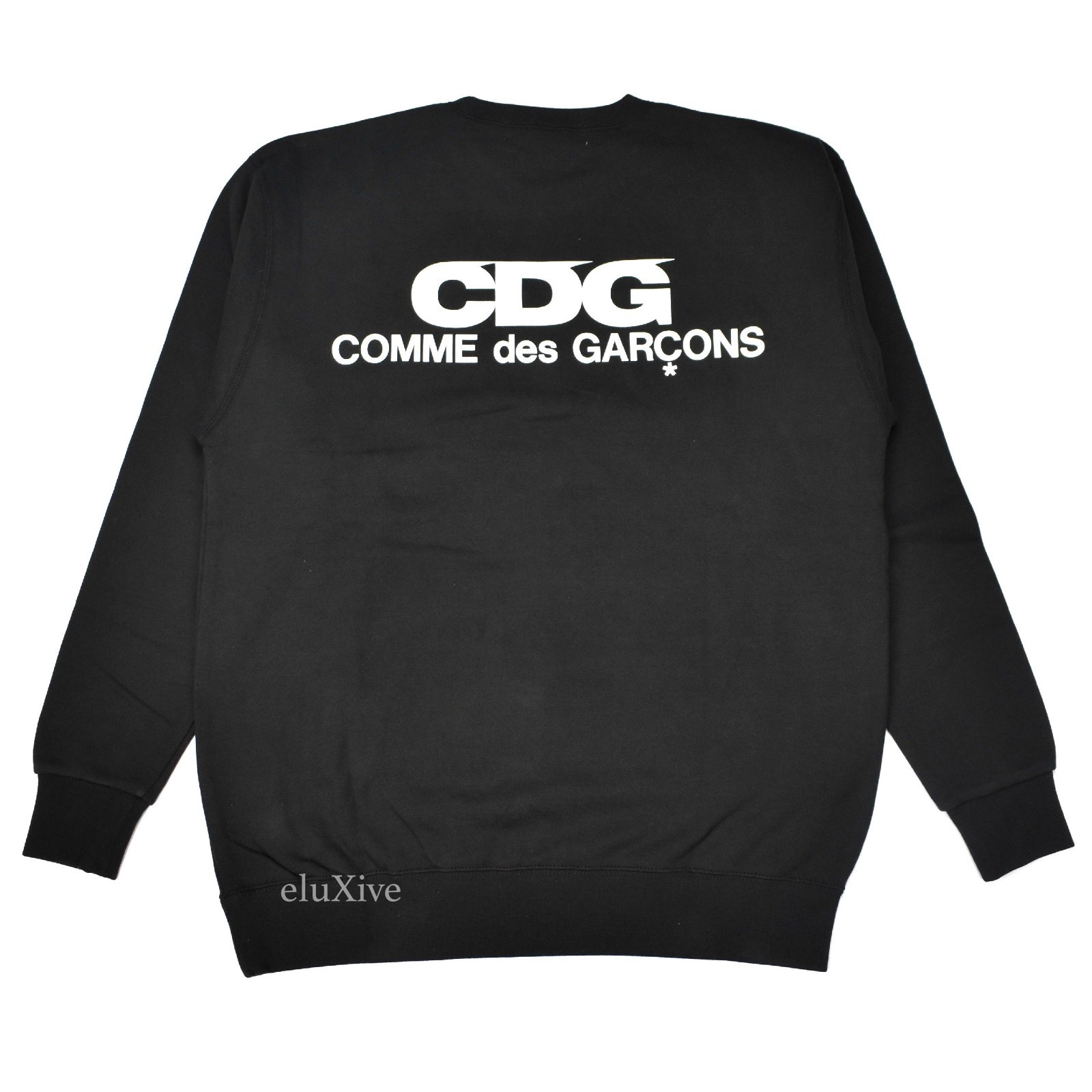 NWT Comme des Garcons Men's Black CDG Logo Crewneck NWT Comme des Garcons Men's Black CDG Logo Crewneck