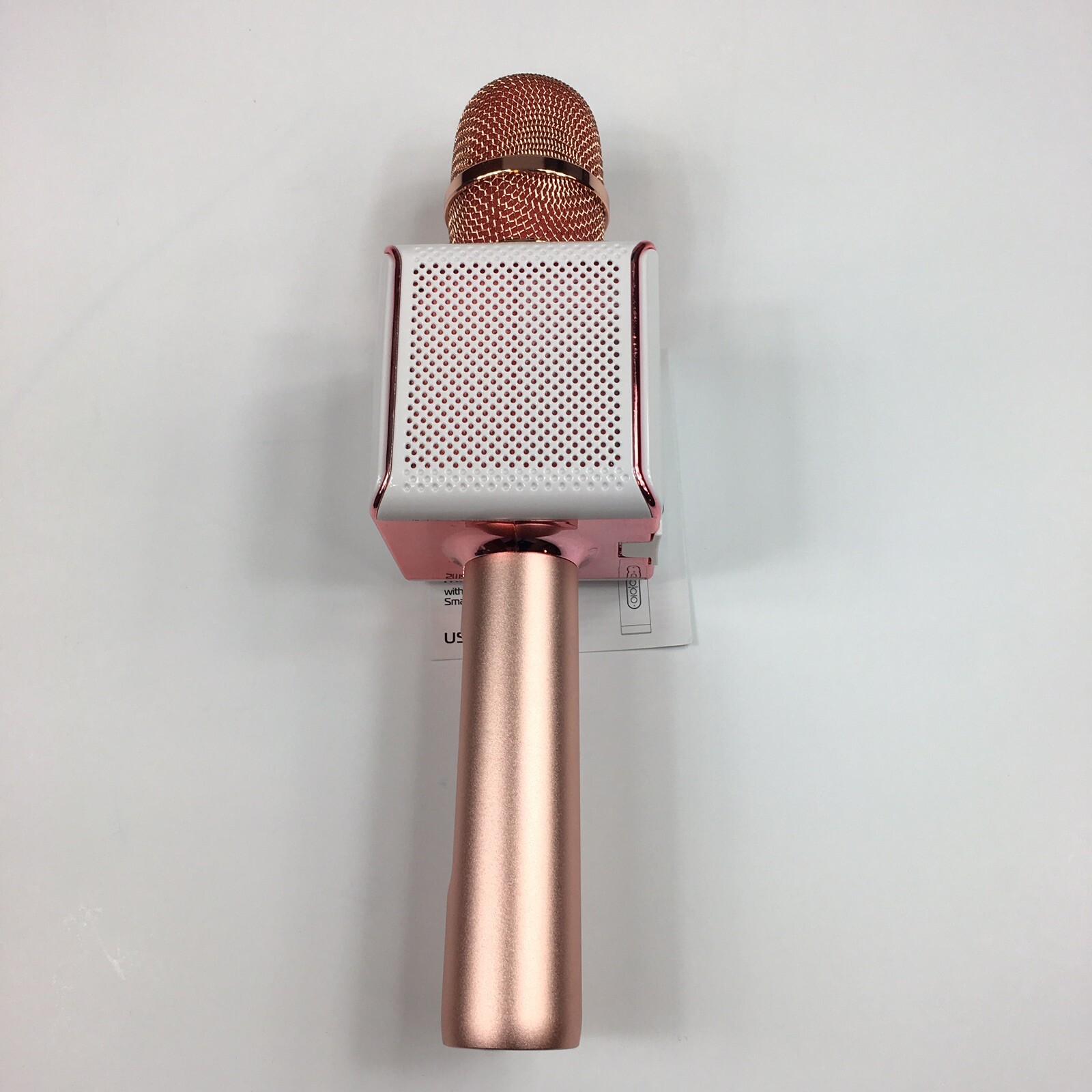 Tzumi Pop Solo Bluetooth Microphone Rose Gold Model Number 4956RG