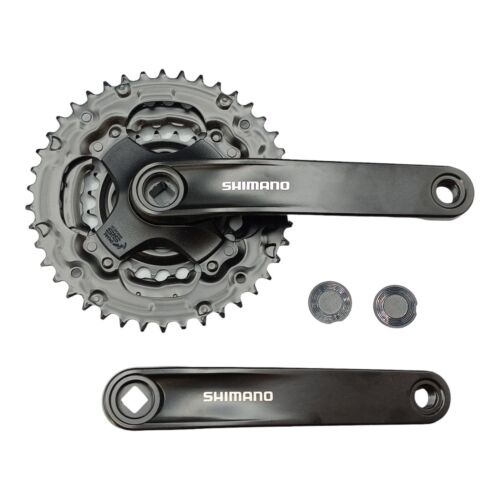 Shimano Tourney Crankset 3x8 3x7 3x6 Speed 42-34-24 Teeth Shimano Tourney Crankset 3x8 3x7 3x6 Speed 42-34-24 Teeth