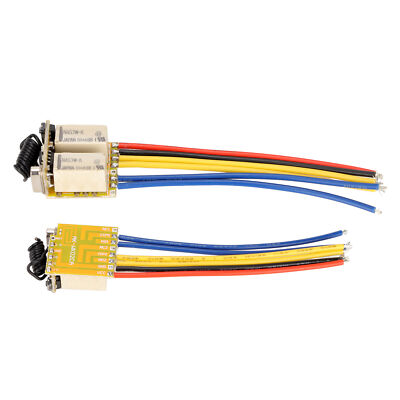 Mini RF 2CH Relay Switch 433MHz DC3.7 12V Wireless Relay Transmitter And Rec Fit