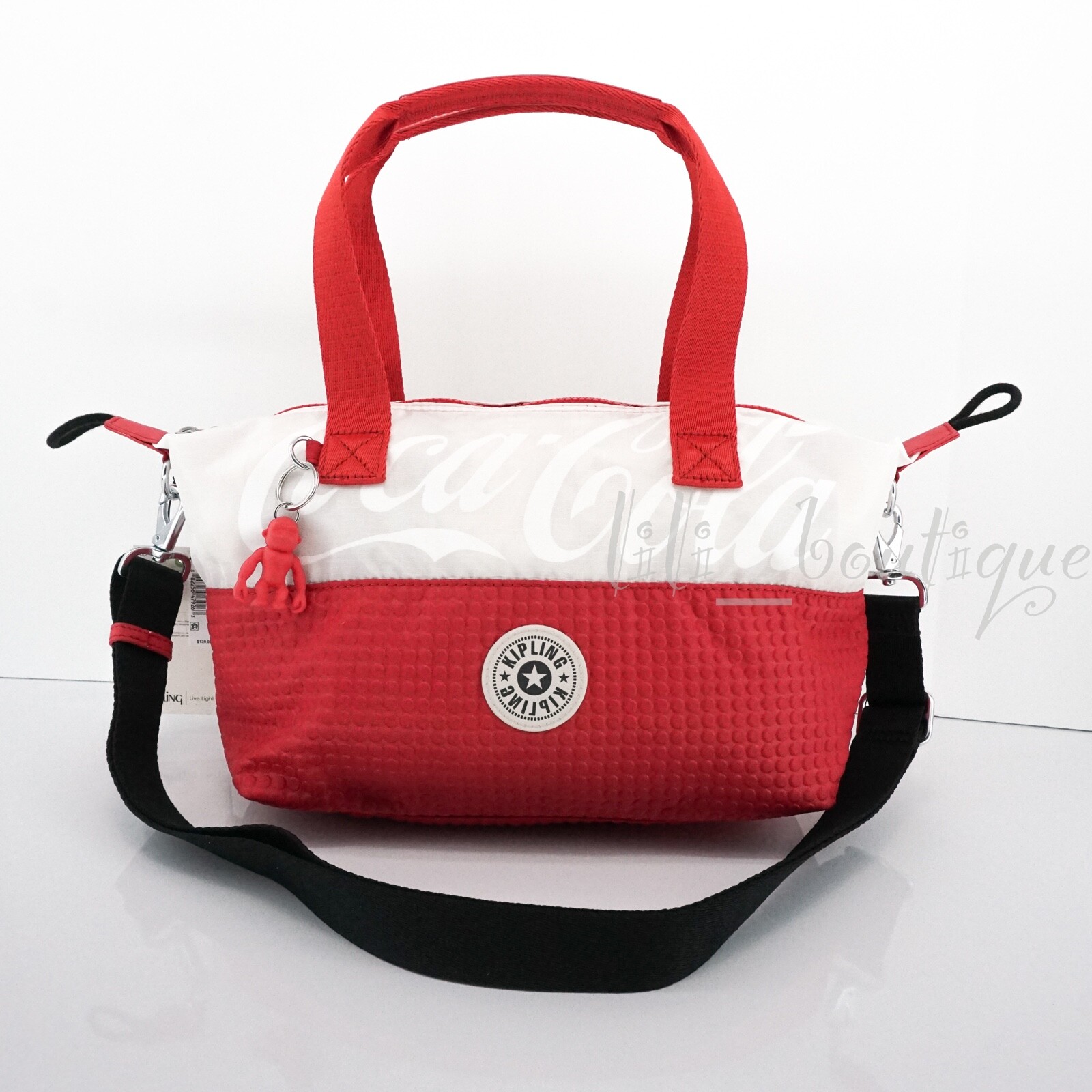 NWT Kipling KI6656 Coca-Cola Art Mini Small Handbag