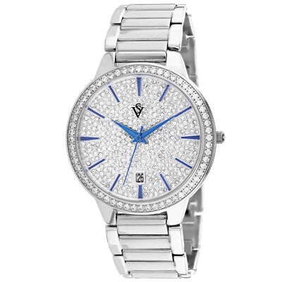 Pre-owned Christian Van Sant Women's Alessia Silver Dial Watch - Cv0292a
