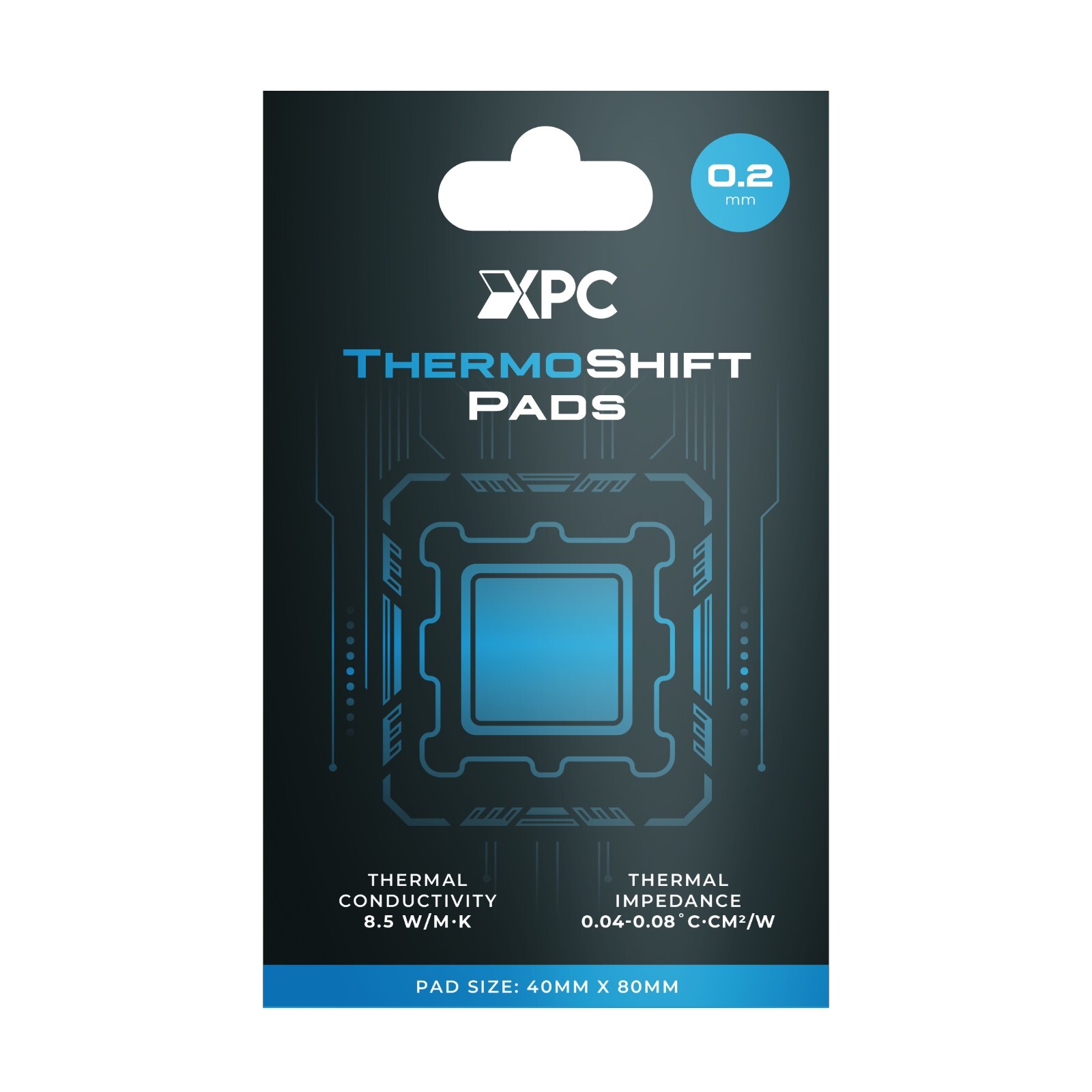 XPC ThermoShift Pads 40x80mm Phase Change Thermal Pad for Laptops
