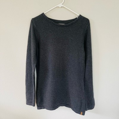 FJALLRAVEN Gray Kiruna Knit Women's Crewneck Sweater (M)