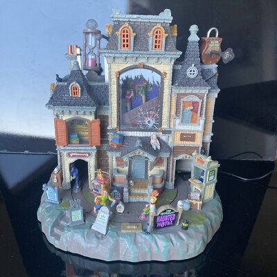 Lemax Spooky Town The Horrid Haunted Hotel  Halloween Village *for Parts Only