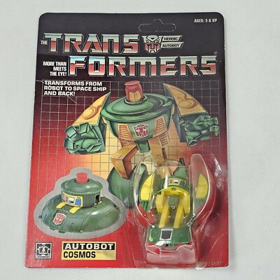 1985 AutoBot Cosmos Sealed G1 Transformers Figure Japan Takara Co (Unpunched)