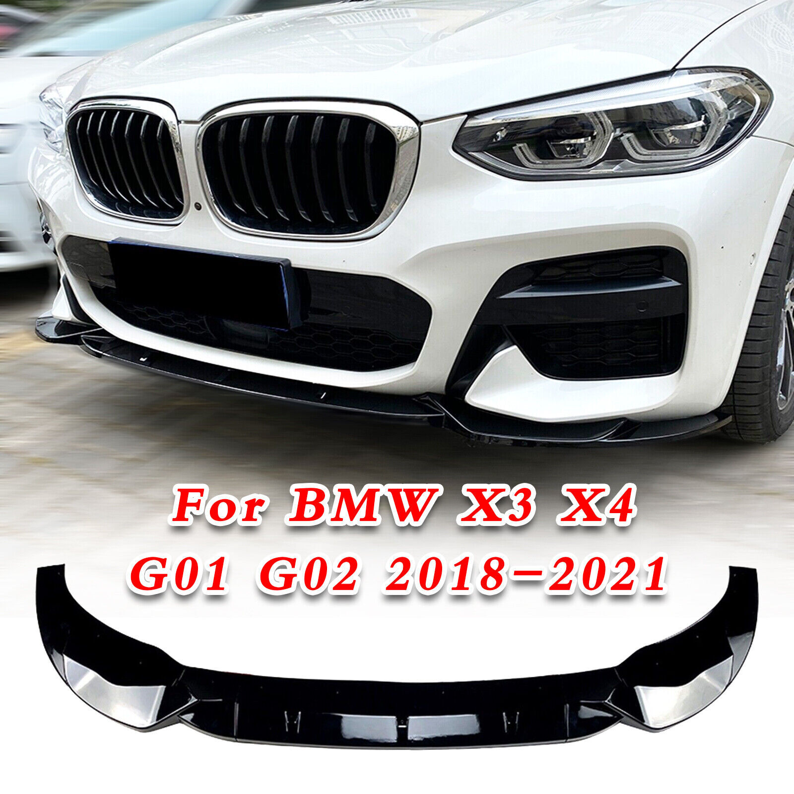 2023 Accord Front Lip 3-Piece Carbon Look Front Lip Spoiler