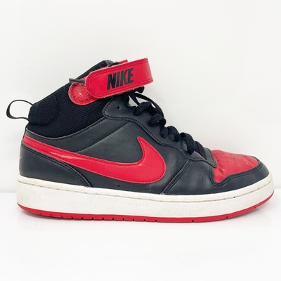 

Nike Boys Court Borough Mid 2 CD7782-003 Черные баскетбольные кроссовки, размер 7 лет, Черный, Court Borough Mid 2