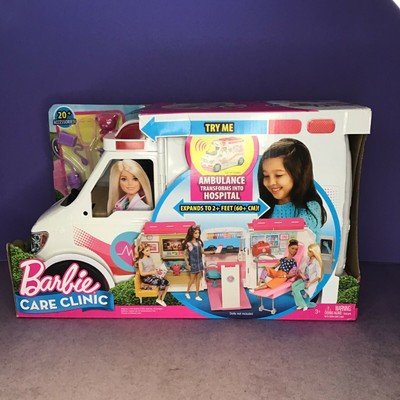 barbie care clinic playset with accessories