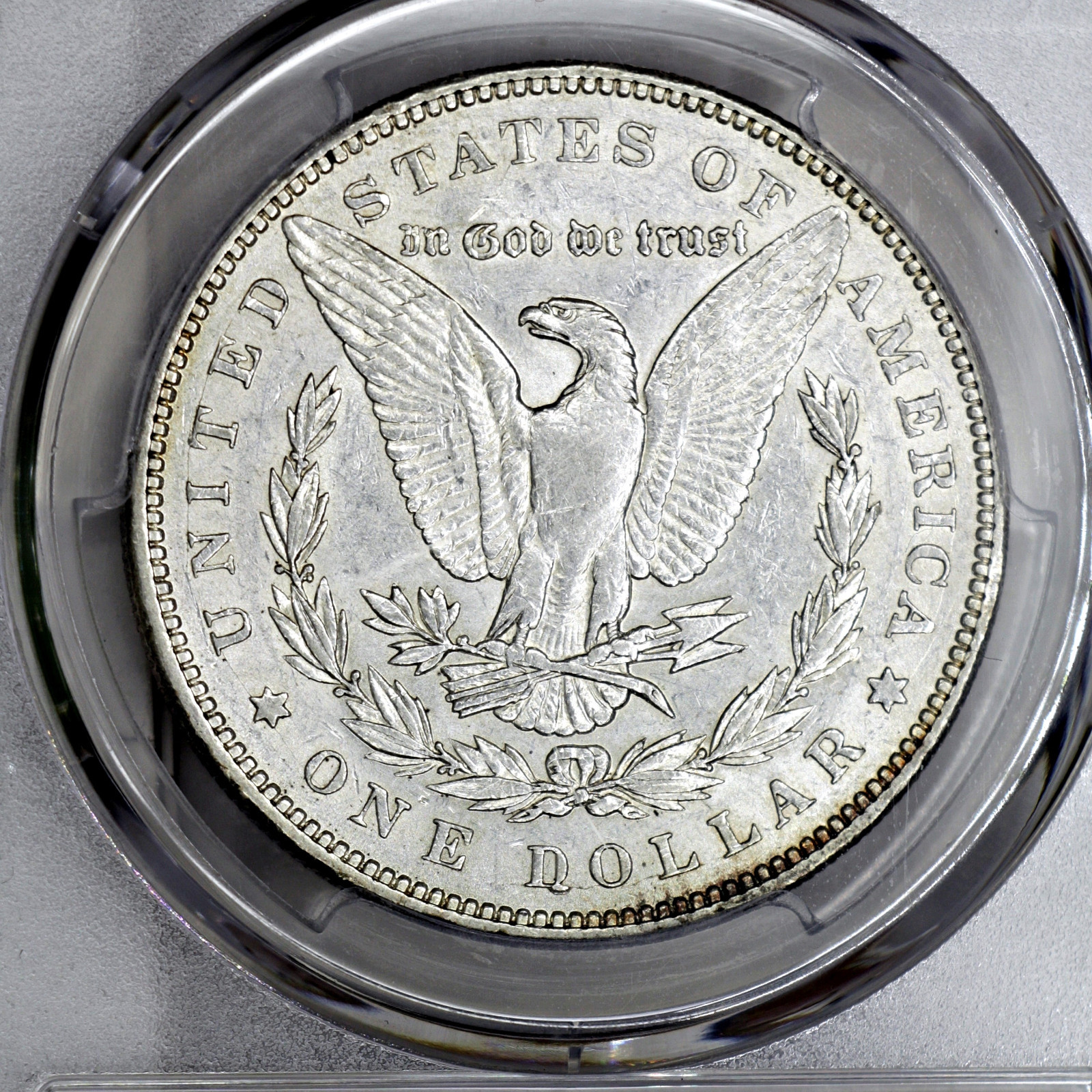 1887-P AU55 VAM-1A Donkey Tail Morgan Silver Dollar $1, PCGS Graded VAM!