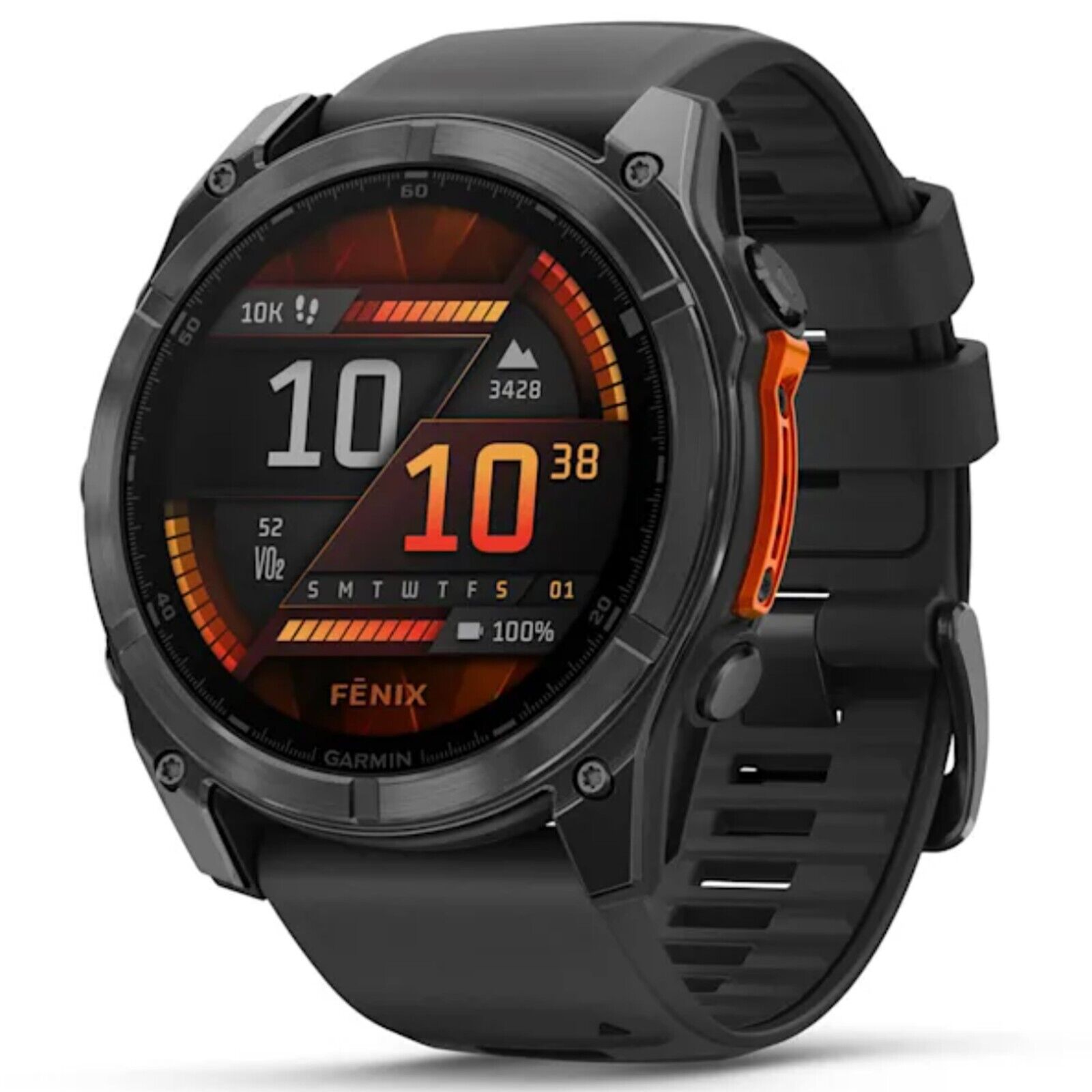 Garmin 010-02905-00 Fenix 8 Slate Gray Smartwatch GPS Watch - 51 mm AMOLED Garmin 010-02905-00 Fenix 8 Slate Gray Smartwatch GPS Watch - 51 mm AMOLED