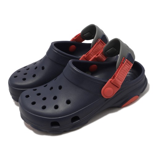 Сандалии Crocs Classic All-Terrain Clog K Navy Red Kids Preschool 207458-410