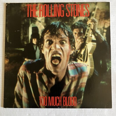 The Rolling Stones Too Much Blood Record Nm Vinyl Promo 12'' Single Dance Remix