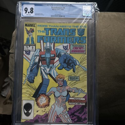 The Transformers 9 CGC 9.8 1st Circuit Breaker 10/1985