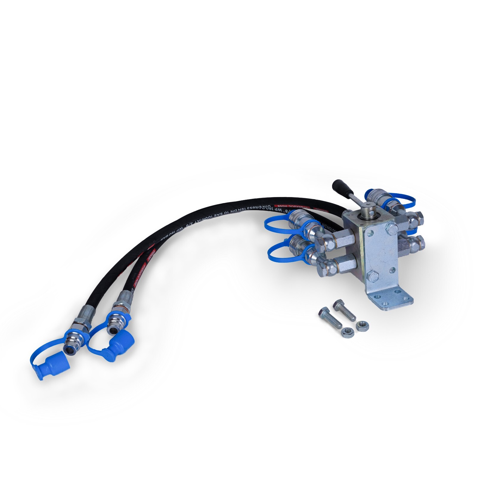 New Tractor Remote 6 Port Diverter Valve Manual, 2 into 4 ports with Bracket