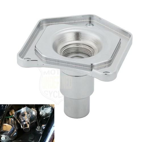 For Harley Big Twin 1991-2017 Chrome Solenoid Cover Push Button Starter Aluminum