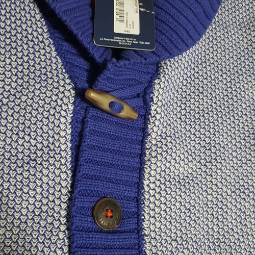 BAKER BY TED BAKER Blue Cardigan Size 10 12 Boys Humboldt Sweater