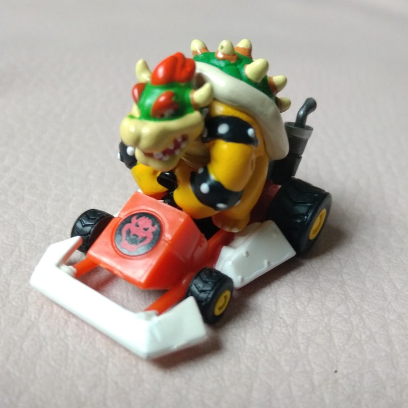 Mario Kart Ds Mini Kart Figurine Bowser Kyodo Yujin Gashapon