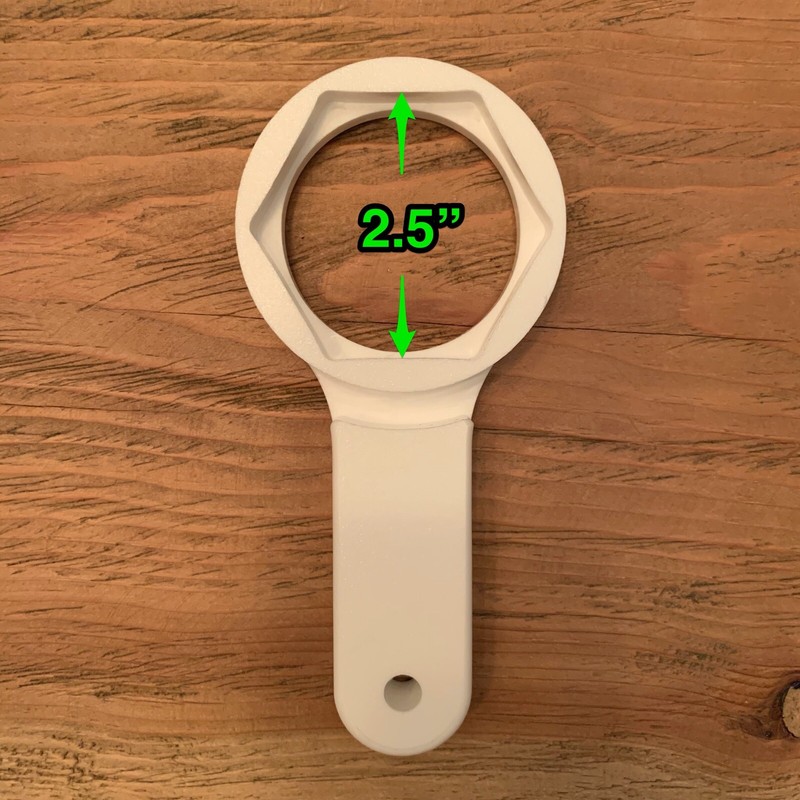 2.5Inch Wrench (for toilet flush valve nut) Solid HDPE plastic eBay