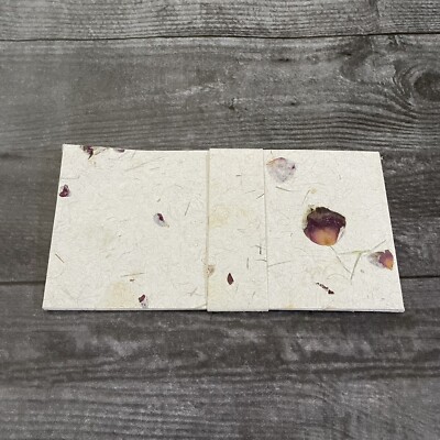 Wildflower Rose Petal Envelopes Set of 5