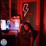 Neon Signs Lightning Bolt Neon Light Sign for Wall Decor, Battery or USB Powered Led Lightning Light Neon Sign for Bedroom, Kids Room, Birthday, Party, Wedding, Home, Kids Decorations Red