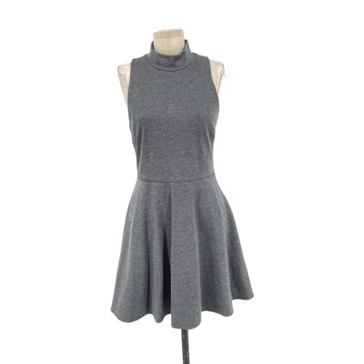 NWT Kit & Ace Monaco Gray Racerback Sleeveless Fit & Flare Dress Size 6