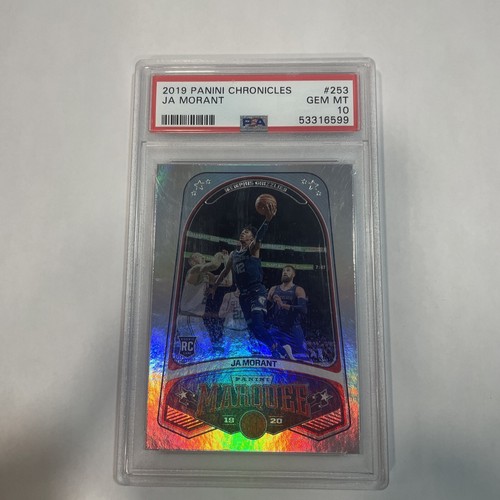 2019 Panini Chronicles JA MORANT #253 Marquee RC Rookie PSA