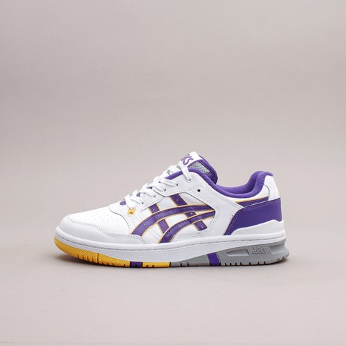 

Новые мужские повседневные кроссовки Asics EX89 LA Lakers White Gentry Purple 1201A476-102, Белый
