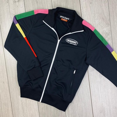Pre-owned Palm Angels X Missoni Track Jacket In Clearance, Colour_black, Outerwear, Sale