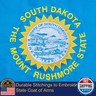 TOPFLAGS South Dakota Flag 4x6 Outdoor SD State Flags Embroidered Flag Heavy Duty Sewn Stripes with 2 Brass Grommets