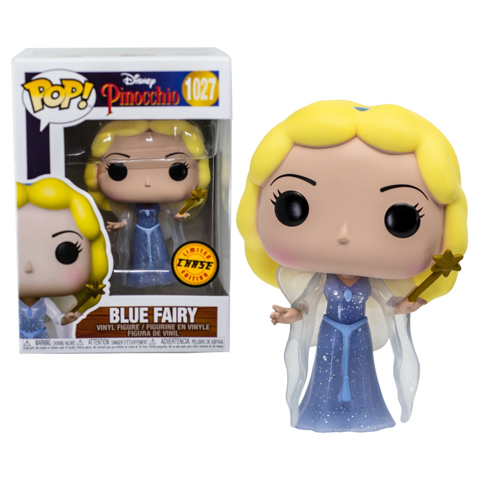 Disney Pinocchio Blue Fairy CHASE Funko Pop #1027 Vinyl