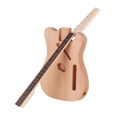 TL Style Electric Guitar Kit Mahogany Body Maple Neck Rosewood Fingerboard A4K9