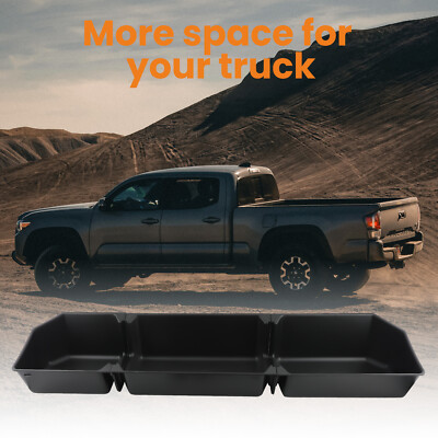 Rear Underseat storage cargo box For Ford F150 SuperCrew Cab & Crew Cab 2015-23