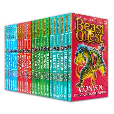 Beast Quest Series 7 - 10 Sets 24 Books Collection (Series 7 Books 1-6, Series 8