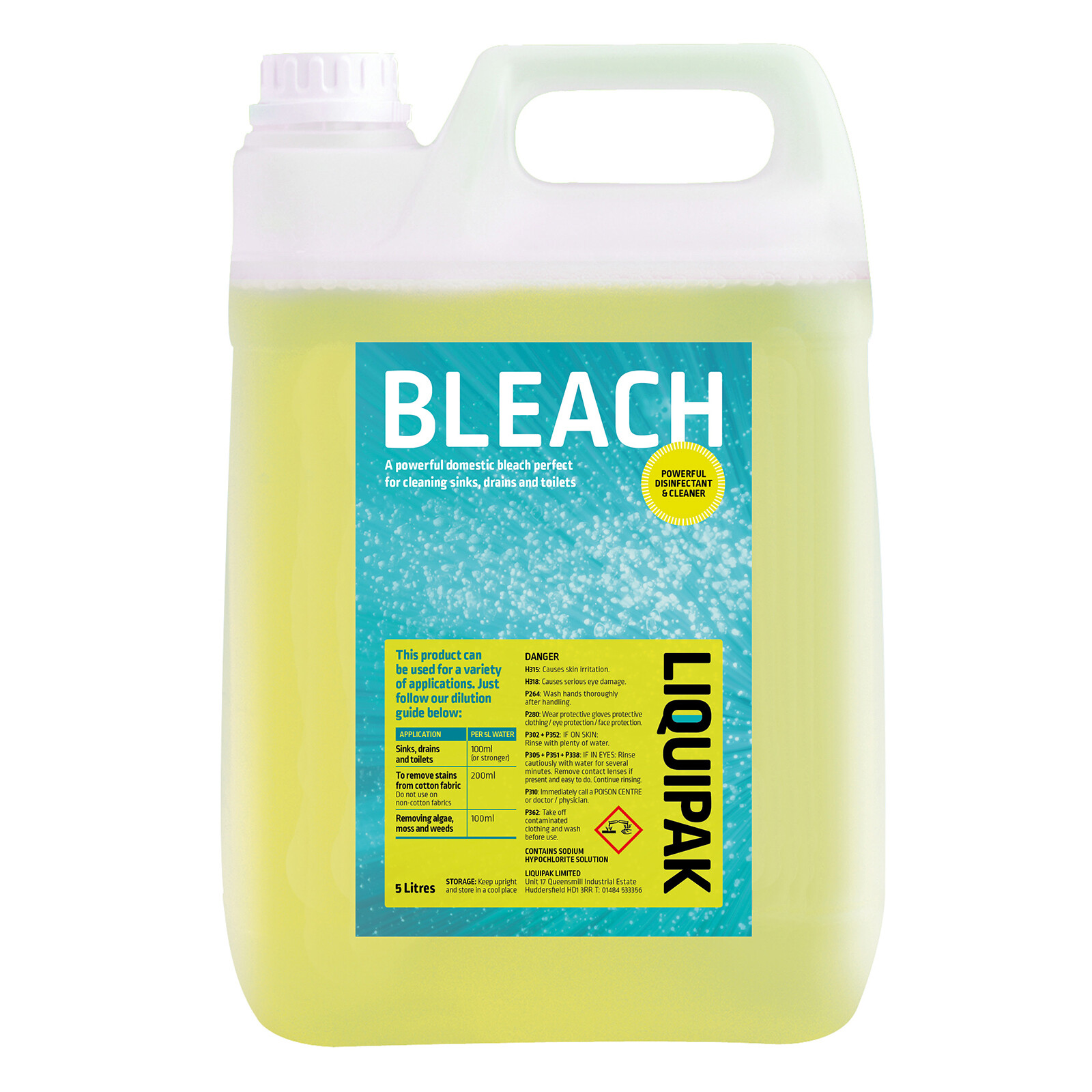 PROFESSIONAL BLEACH 5l Thick Yellow General Household Industrial Bleach 5Litres eBay