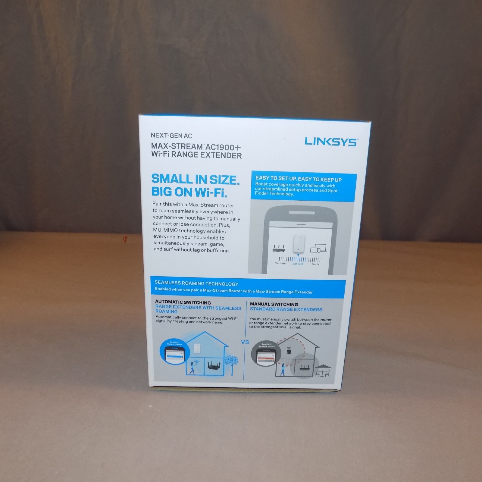 Linksys Next-Gen AC Max-Stream AC1900 + Wi-Fi Range Extender RE7000 - NEW!!!