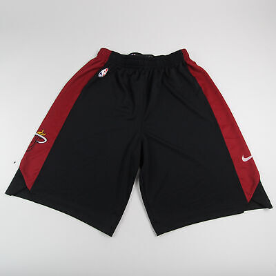 Miami Heat Nike NBA Authentics Dri-Fit Practice Shorts Men's Black/Red Used
