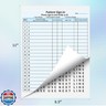 30Packs,Patient Sign in Sheets,HIPAA Compliant,Adhesive Peel-Off Patient Forms,NCR Carbonless 3 Part Forms,for Clinics,Medical Office and Healthcare Facilities (30)