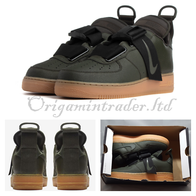 Nike Air Force 1 Utility Sequoia AO1531 300 Size 4 UK