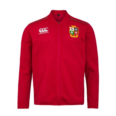 CANTERBURY BRITISH & IRISH LIONS ANTHEM SPORT OUTDOOR JACKET TOP - RED - CANTERBURY - MENS
