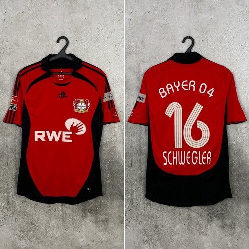 BAYER LEVERKUSEN 2006 2007 HOME FOOTBALL SHIRT #16 SCHWEGLER