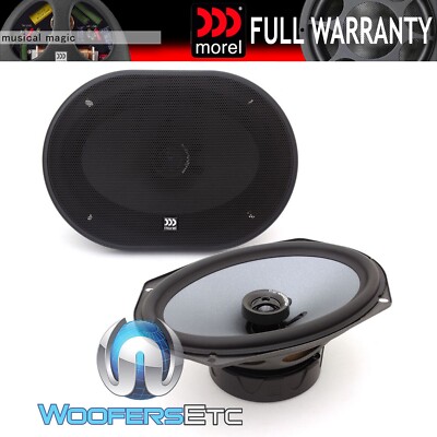 MOREL MAXIMO ULTRA COAX 692 6'' X 9'' COAXIAL 2-WAY TEXTILE TWEETERS SPEAKERS NEW