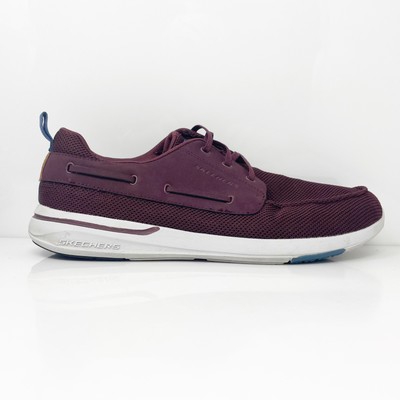 

Skechers Mens Relaxed Fit Elent Berick 65399 Красная повседневная обувь Кроссовки Размер 13, Красный, Relaxed Fit Elent Berick