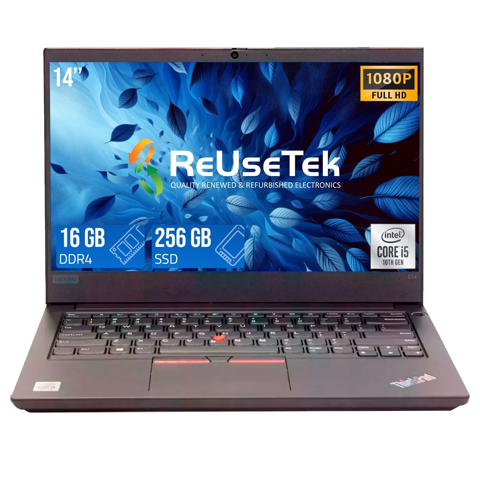Lenovo ThinkPad E14 Intel i5-10210U 16GB RAM 1.60GHz 256GB SSD Windows 11 Pro Lenovo ThinkPad E14 Intel i5-10210U 16GB RAM 1.60GHz 256GB SSD Windows 11 Pro
