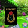 12x18 Inch Run For The Roses Garden Flag, Double Sided Seasonal Holiday Outside Party Decoration Yard Outdoor Sign (run2)