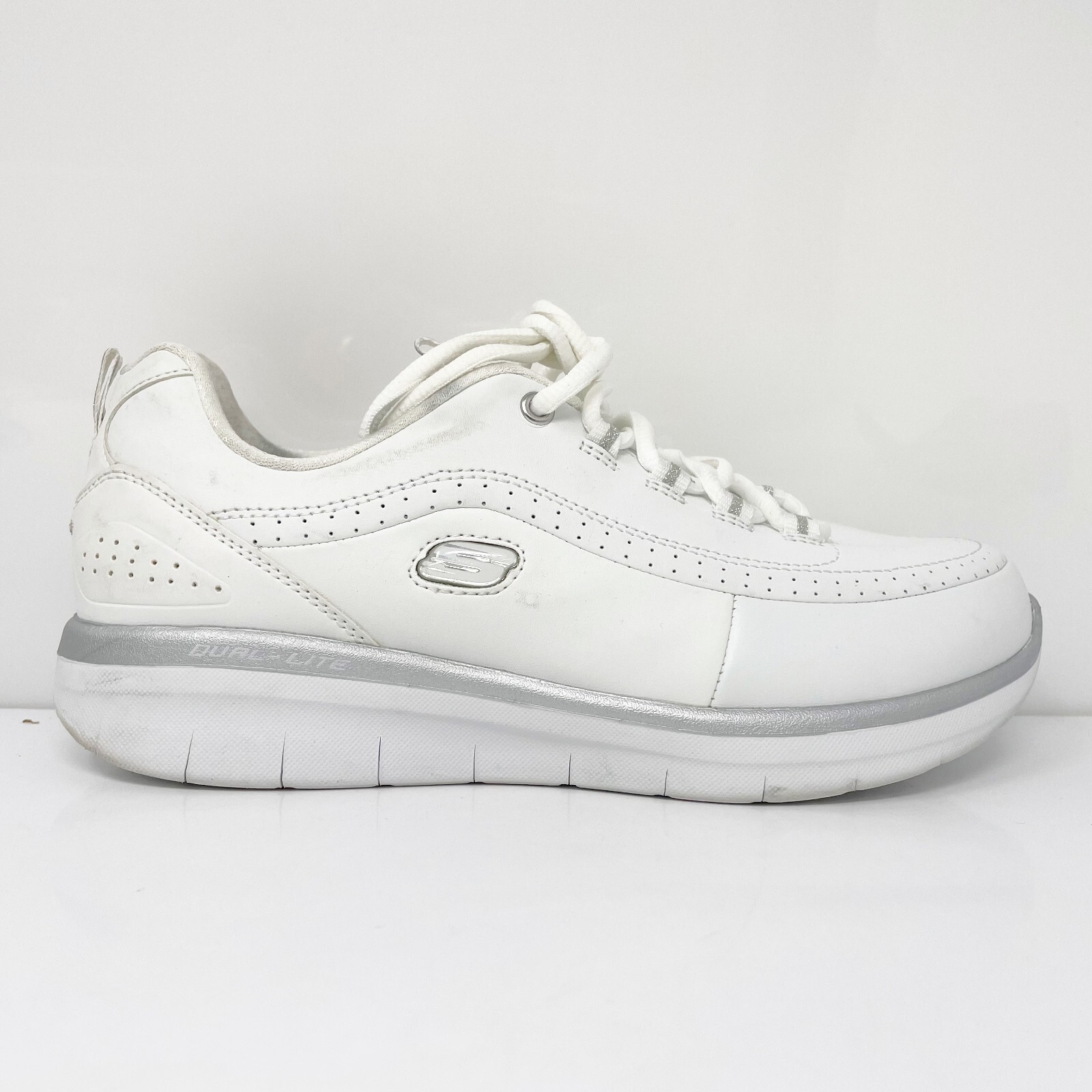 

Skechers Womens Synergy 2.0 12363W Белая повседневная обувь Кроссовки Размер 7.5, Белый, Synergy 2.0