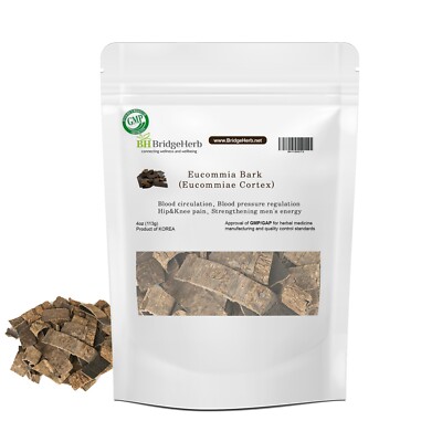 (Medicinal Korean Herb)두충 Eucommia Bark (Eucommiae Cortex) 4oz [113g]